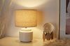 Pauleen Tischleuchte Bright Soul, Ein-/Ausschalter, ohne Leuchtmittel, E14, max. 20W E14, Creme/Beige, 230V, Stoff/Keramik Bild 3