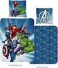 MTOnlinehandel Bettwäsche Avengers Marvel 135x200 + 80x80 cm, 100 % Baumwolle, Renforcé, 2 teilig, Jungen Kinderbettwäsche mit Captain America, Iron Man, Hulk & Thor Bild 2