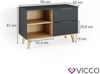 Lowboard Nautica Anthrazit 90 x 61 cm Vicco Bild 2