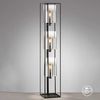 Fischer & Honsel 40419 Stehleuchte Samu 3-flammig schwarz Glas rauchfarben klar Bild 4