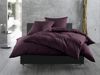 Mako-Satin / Baumwollsatin Bettwäsche uni / einfarbig brombeer Bild 3
