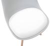 Vente-unique - JODY Stuhl Plastik Grau - B 57 cm x H 82 cm x L 49 cm Bild 4