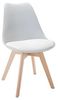 Vente-unique - JODY Stuhl Plastik Grau - B 57 cm x H 82 cm x L 49 cm Bild 3