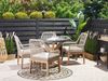Gartentisch Set OLBIA Beton 90x90x76 cm Beige Bild 2