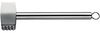 kela Fleischklopfer Noha 25x6 cm aus Edelstahl, Silber, 25 x 6 x 3 cm Bild 1