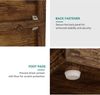 YITAHOME Bücherregal, freistehende Bücherregale mit Schrank, Industrieregale, Lagerregal, Holzwürfelregal, hoher Lagerschrank für Wohnzimmer, Arbeitszimmer, Küche, Heimbüro, rustikales braunes Bild 4