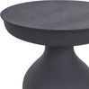 Beliani 'TENJO' Beistelltisch, Eisen / Metall schwarz, 33 x 33 x 50 cm Bild 4