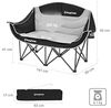 KingCamp Campingstuhl Campingstuhl Sofa Duo Deluxe Doppel, Lounge 2 Personen Klapp Stuhl 200kg Bild 3