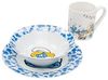 United Labels® Frühstücks-Geschirrset Die Schlümpfe Kinder - Set 3-tlg, 1 Personen, Porzellan Bild 5