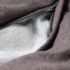Lumaland Comfort Line Sitzsack Indoor, EPS Perlen Füllung, M, Dunkelgrau, 80 x 50 x 70 cm, 120 l Bild 5