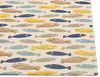 Kinderteppich Baumwolle mehrfarbig 80 x 150 cm Fischmotiv IPUH Bild 4