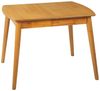 Ausziehbarer Esstisch TOMS 100 130 cm 80 cm Holzoptik Heller Holzfarbton Bild 4