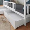 Hausbett Franka Weiß 90x200 cm mit 2 Schubladen Vitalispa Bild 5