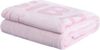 Sansibar 'Sylt' Wohndecke im Hochtief Design, Mikrofaserfleece weiß / rosa, 150x200 cm Bild 2