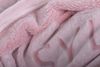 Sansibar 'Sylt' Wohndecke im Hochtief Design, Mikrofaserfleece weiß / rosa, 150x200 cm Bild 5