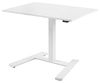 Topstar Home-Office Schreibtisch | Ergo E-Table 100x70 cm | elektrisch höhenverstellbar & ergonomisch | Made in Europe | Farbe: weiß Bild 3