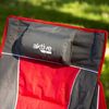 AKTIVE - Klappbarer Camping-Schaukelstuhl, Stahl und gepolstertes Polyester, Mit Kissen und Seitentaschen, Inklusive Tragetasche, Schaukelstuhl, Klappstühle, Für Garten oder Strand (63046) Bild 5