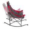 AKTIVE - Klappbarer Camping-Schaukelstuhl, Stahl und gepolstertes Polyester, Mit Kissen und Seitentaschen, Inklusive Tragetasche, Schaukelstuhl, Klappstühle, Für Garten oder Strand (63046) Bild 4