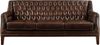 Vente-unique - COLBERT Sofa and armchair set Leder Braun - B 84 cm x H 84 cm x L 194,5 cm84 cm138 cm Bild 3