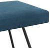 vidaXL Bank Uni Blau 110 x 40 x 45 cm Samt 42038352 Bild 5