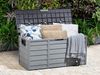 Aufbewahrungsbox LOCARNO 112 cm 50 cm Grau Bild 2