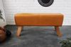 riess-ambiente Sitzbank TURNBOCK 100cm cognac / natur (Einzelartikel, 1-St), Wohnzimmer · Massivholz · Echtleder · Retro Design Bild 4