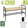 Schuhregal mit Bambusablage LOFT, 80 x 50 x 33,5 cm, WENKO Bild 4