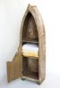 DanDiBo Regal Boot in Bootsform aus Holz Antik 7309 Maritim Bootsregal Badregal Badschrank Braun Bild 4