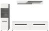 Wohnzimmer-Set >Canu< in Basalt Grau / Weiß - 221x141x33cm (BxHxT) Bild 4