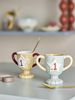 BLOOMINGVILLE MINI Trophy Tasse Bunt Steingut Bild 4