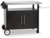 BBQ-Toro Grillablagetisch Grillwagen 103,5 x 59 x 81 cm, Silber/Schwarz Grilltisch, Servierwagen (1-St), Zwei integrierte Bremsen Bild 1