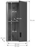 Wandhängeschrank >Grado< in nox oak - 37x75x25cm (BxHxT) Bild 3