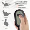 HOMCOM Massagesessel Elektrisch Relaxsessel mit Massage-/ Wärme-/Liegefunktion (Fernsehsessel mit Aufstehhilfe, 1-St, TV-Sessel), mit Becherhalter, Stautraum, USB-Anschlüssen und Fernbedienung Bild 4