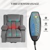 HOMCOM Massagesessel Elektrisch Relaxsessel mit Massage-/ Wärme-/Liegefunktion (Fernsehsessel mit Aufstehhilfe, 1-St, TV-Sessel), mit Becherhalter, Stautraum, USB-Anschlüssen und Fernbedienung Bild 5