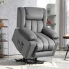 HOMCOM Massagesessel Elektrisch Relaxsessel mit Massage-/ Wärme-/Liegefunktion (Fernsehsessel mit Aufstehhilfe, 1-St, TV-Sessel), mit Becherhalter, Stautraum, USB-Anschlüssen und Fernbedienung Bild 2