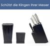 Hanseküche Messerblock Messerblock Quadratisch (1tlg), Messerhalter ohne Messer Bild 5