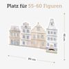 Farbklecks Collection 'Stadthaus' Regal für Musikbox grau beige Bild 2