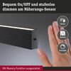 LED Pendelleuchte Touchless Sensor Aptare 2700K dimmbar 2x2280lm 2x16,5W Schwarz gebürstet Bild 3