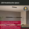 LED Pendelleuchte Touchless Sensor Aptare 2700K dimmbar 2x2280lm 2x16,5W Schwarz gebürstet Bild 2
