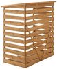 Brennholzunterstand 123x116x64cm Natur Tannenholz [en. casa] Bild 5