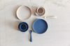 Jollein Kinder Geschirr Set Siliconen, Teller Schale Becher Löffel jeans blue Bild 4