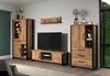 trendteam smart living - Enna - Wandboard - Mango/Schwarz - Wandregal mit Ablagefläche - (BxHxT) 110 x 28 x 23 cm - Bücherleiste im rustikalen Design Bild 4