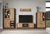 trendteam smart living - Enna - Wandboard - Mango/Schwarz - Wandregal mit Ablagefläche - (BxHxT) 110 x 28 x 23 cm - Bücherleiste im rustikalen Design Bild 5