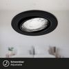 Di-Ka LED Einbauleuchte Sten 3er Set schwarz-matt Ø 8,5 cm GU10 5 W Bild 4