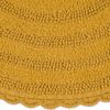 DII Crochet Collection Wende-Badematte, rund, Durchmesser 69,8 cm, Honiggold Bild 5