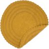 DII Crochet Collection Wende-Badematte, rund, Durchmesser 69,8 cm, Honiggold Bild 4