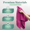 NatureMark 8er Pack Frottier Handtücher 50x100 cm, 100% Baumwolle, Pink, 50x100 cm Bild 3