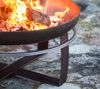 CookKing 'Viking Ø 80' Feuerschale, Stahl Schwarz, Ø 80x36 cm Bild 5
