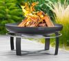 CookKing 'Viking Ø 80' Feuerschale, Stahl Schwarz, Ø 80x36 cm Bild 4