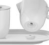 WMF Kaffeeservice Barista Zucker & Milch-Set (3-tlg), 2 Personen, Porzellan, mit Untersetzer, Milchkanne, spülmaschinengeeignet Bild 3